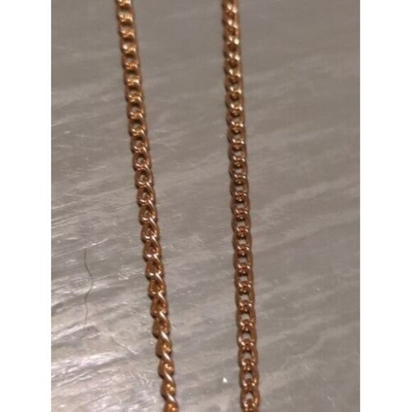 Polished Stone Pendant Necklace Vintage Gold Chain Lot Of 2 - Picture 9 of 10